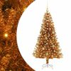 vidaXL Sapin de No&euml;l Dor&eacute; 150 cm PET