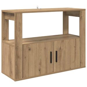 vidaXL Buffet chêne artisanal 80 x 30 x 60 cm Bois d'ingénierie