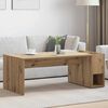 vidaXL Table basse Ch&ecirc;ne artisanal 101,5 x 50 x 37 cm