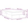 vidaXL Lit avec rangement et matelas Cappuccino 120 x 200 cm