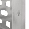 vidaXL Housse de climatiseur Argent 110 x 50 x 105 cm Acier inoxydable