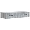 vidaXL Table d'appoint murale 87,5 x 34,5 x 17 cm Bois d'ing&eacute;nierie