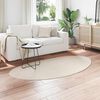 vidaXL Tapis de surface HUARTE Beige 100 x 200 cm Polyester