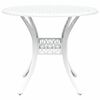 vidaXL Ensemble de salle &agrave; manger pour jardin 7 pcs Blanc Aluminium