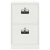 vidaXL Cabinet de Dossier avec tiroir Blanc 44 x 50 x 106.5 cm