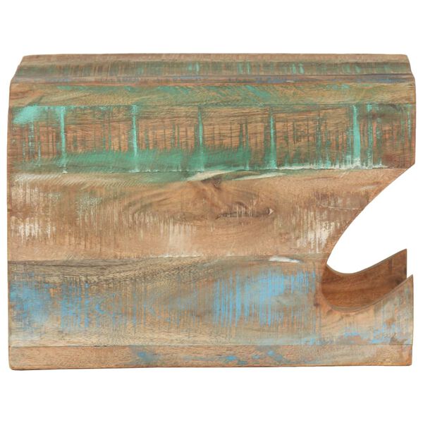 vidaXL Support mural de vélos 35x25x25 cm Bois de récupération massif