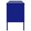 vidaXL Meuble TV Bleu marine 105x35x50 cm Acier
