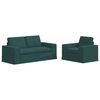 vidaXL Canap&eacute; 2 pcs Vert fonc&eacute; 182 x 80 x 82 cm tissu