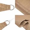 vidaXL Voile d'ombrage 160 g/m&sup2; Taupe 6x8 m PEHD