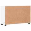 vidaXL Buffet avec porte Blanc 88,5 x 30,5 x 55,5 cm Bois d'ing&eacute;nierie