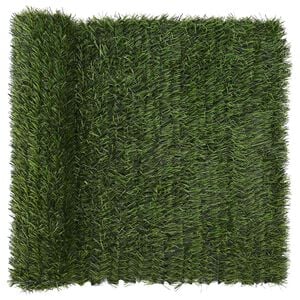 vidaXL Cl&ocirc;ture Artificielle Vert clair 1 x 3 m PVC et Acier