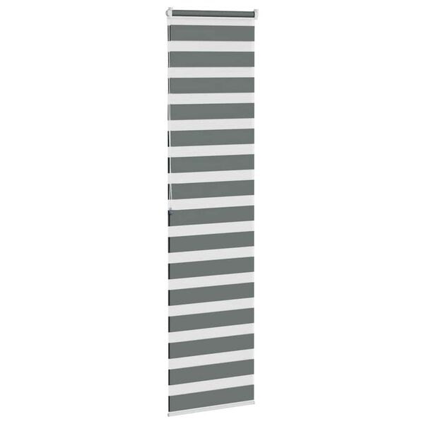vidaXL Store z&egrave;bre gris fonc&eacute; largeur du tissu 60,9 cm polyester