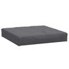 vidaXL Coussins de palette lot de 2 anthracite mélangé tissu