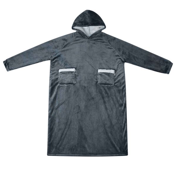 vidaXL Sweat &agrave; capuche couverture Bleu marine 150 x 87 cm