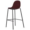 vidaXL Ensemble de bar 5 pcs Tissu Rouge bordeaux