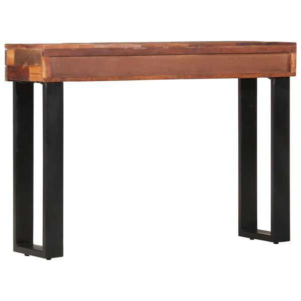 vidaXL Table console 110x30x76 cm bois de récupération massif