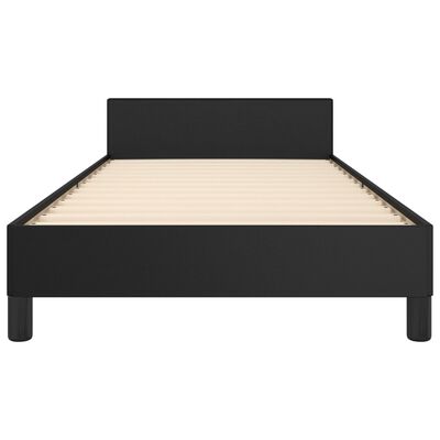 vidaXL Cadre de lit et tête de lit sans matelas noir 80x200 cm velours