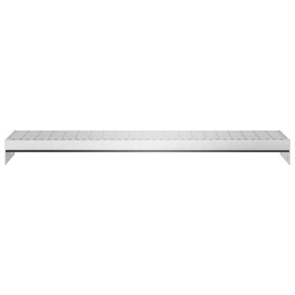 vidaXL Escalier en caillebotis 80x24x7 cm acier galvanis&eacute;