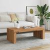 vidaXL Table basse ch&ecirc;ne artisanal 102x50x35 cm bois d'ing&eacute;nierie