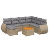 vidaXL Patio Sofa Set M&eacute;lange de beige et de gris clair