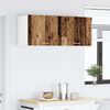 vidaXL Armoire suspendue Bois ancien et Blanc 50 x 31 x 40 cm