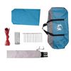 vidaXL B&acirc;che de camping bleu 460x305x210 cm imperm&eacute;able