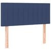 vidaXL T&ecirc;te de lit Bleu 80x5x78/88 cm Tissu