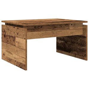 vidaXL Table basse vieux bois 68x50x38 cm bois d'ing&eacute;nierie