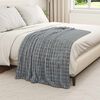 vidaXL Jet&eacute; Gris fonc&eacute; 150 x 130 cm Toison