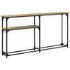 vidaXL TableConsole Ch&ecirc;ne artisanal 145 x 22,5 x 75 cm