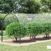 vidaXL B&acirc;che transparente avec &oelig;illets 4x12 m PVC