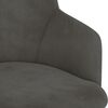 vidaXL Tabourets de bar lot de 2 gris fonc&eacute; velours