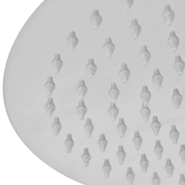 vidaXL Pomme de douche plongeante 2 pcs Acier inoxydable &Oslash; 25 cm