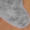 vidaXL Tapis en Fourrure Synth&eacute;tique de Lapin Olite Gris 50 x 80 cm