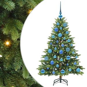 vidaXL Sapin de No&euml;l artificiel avec 150 LED Vert 120 cm PE et PVC