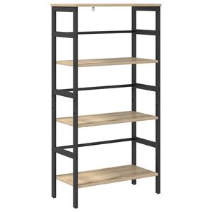 vidaXL &Eacute;tag&egrave;re 3 niveaux 60 x 29,5 x 115 cm Bois d'ing&eacute;nierie