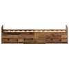 vidaXL Cadre de lit Bois Ancien 193 x 78 x 50 cm Bois d'ing&eacute;nierie