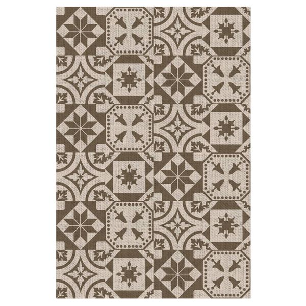 Esschert Design Tapis d'ext&eacute;rieur 182x122 cm Carreaux portugais
