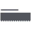 vidaXL Bordure de Pelouse 50 pc 100 x 0,05 x 30 cm Anthracite
