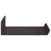 vidaXL &Eacute;tag&egrave;re Murale avec &eacute;tag&egrave;re 2 pcs Noir 30 x 17,5 x 2,5 cm