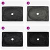 vidaXL Lavabo Noir 50x35x10 cm Marbre