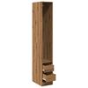 vidaXL Garde-robe ch&ecirc;ne artisanal 30x50x200 cm bois d'ing&eacute;nierie