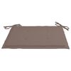 vidaXL Chaises de jardin lot de 6 avec coussins Bois de teck massif