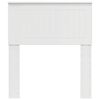 vidaXL T&ecirc;te de lit Blanc Brillant 75 cm Bois d'ing&eacute;nierie