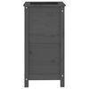 vidaXL Jardini&egrave;re gris 40x40x78 cm bois massif de pin