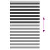 vidaXL Store z&egrave;bre noir 150x230 cm largeur du tissu 145,9 cm polyester