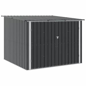 vidaXL Abri de v&eacute;lo 3 pc Anthracite 216 x 207 x 158 cm M&eacute;tал