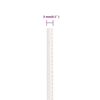 vidaXL Corde de bateau Blanc complet 3 mm 50 m Polypropyl&egrave;ne