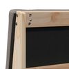 vidaXL T&ecirc;te de lit capitonn&eacute;e Taupe 80 cm Pin massif