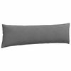 vidaXL Coussins de canap&eacute; 2 pcs Gris fonc&eacute; 145 x 40 cm tissu